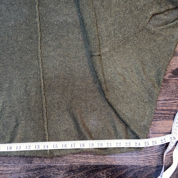 Zara Army Green Knit Shrug Sweater Women’s Size Medium. - Picture 7 of 7